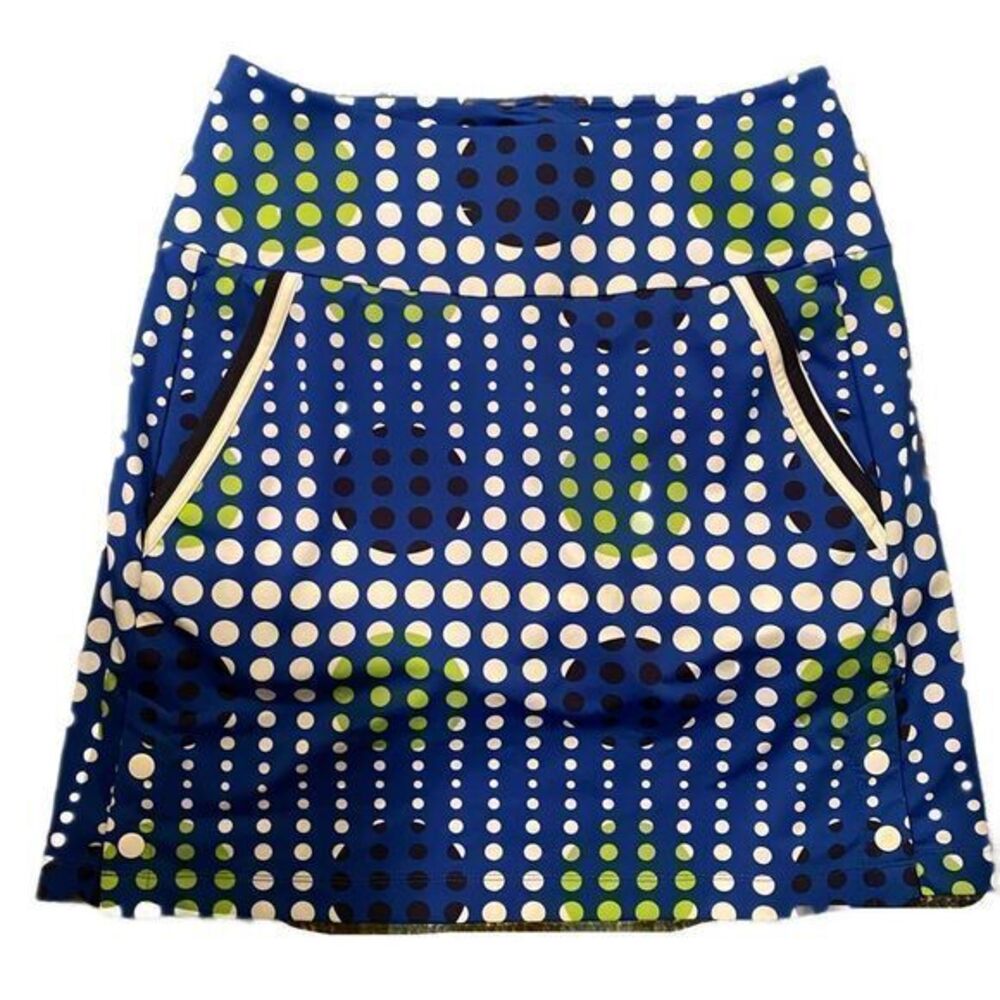 Kimono Skort - S blue ,white , green , polyester spandex